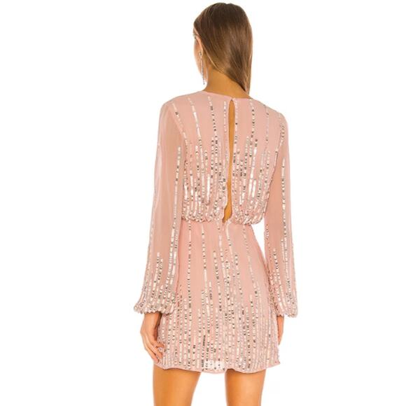 Lovers and Friends Poppy Mini Dress in Blush NWT Size XS - Picture 3 of 3